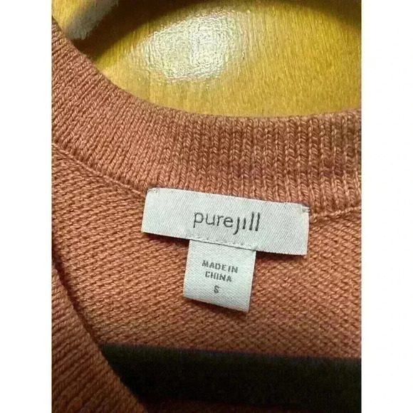 J. Jill Knit Dress Size S Drawstring Soft Terracotta Winter - Picture 6 of 7